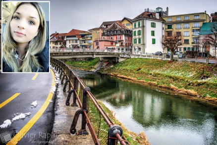 Amannda Rodrigues (detalhe), que morreu em um incndio na cidade de Payerne