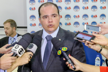 O advogado Leonardo Campos que tenta a reeleio como presidente da Ordem dos Advogados do Brasil Seccional de Mato Grosso 