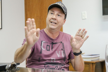 O produtor Zigomar Filho, diretor da Aprofranco: 