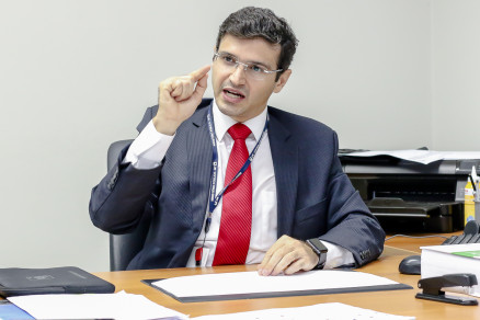 O promotor de Justia Marcos Bulhes, coordenador do Gaeco