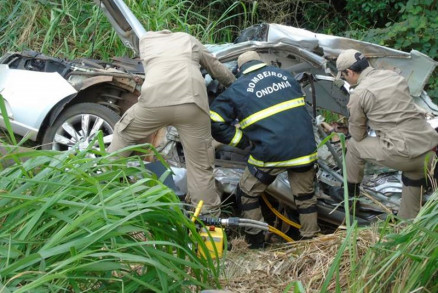 Veculo conduzido pelo empresrio foi atingido por carreta