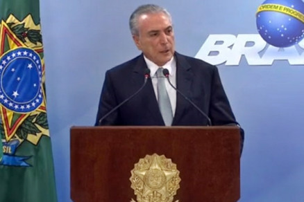 O presidente Michel Temer fez um novo pronunciamento neste sbado 
