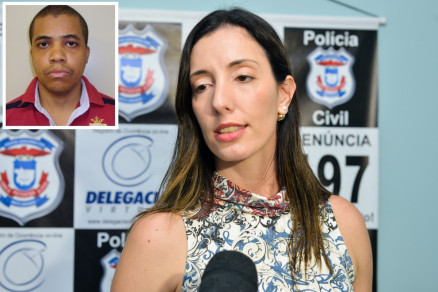 Delegada Juliana Palhares vai indiciar Welington Fabrcio (no detalhe) por  homicdio quadruplamente qualificado