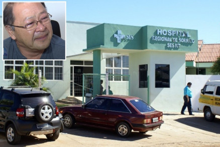 O diretor-tcnico do Hospital Regional de Sorriso (420 km de Cuaib), o mdico Roberto Satoshi, no detalhe