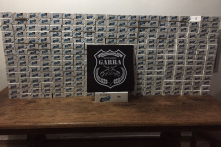 Trezentos pacotes de cigarro contrabandeados foram apreendidos em Rondonpolis
