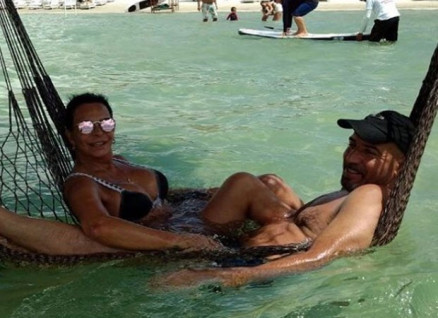 Gretchen e marido