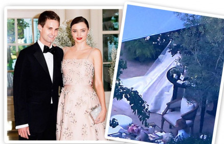Evan Spiegel e Miranda Kerr