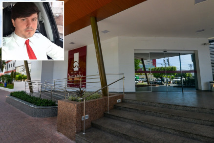 O advogado Anacleto Giraldelli Bezerra (no detalhe) continua em coma induzido 