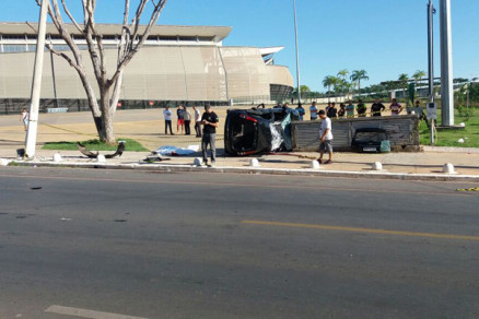 O acidente ocorreu na avenida Ranulfo Paes de Barros 