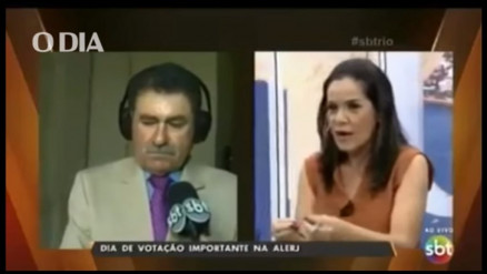Isabele Benito bateu boca com deputado ao vivo na TV