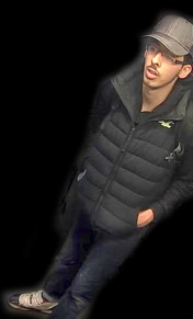 Imagem de cmera de segurana mostra Salman Abedi, em um lugar no revelado, na noite do atentado na Arena Manchester 