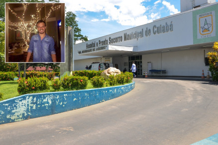 Pedro Paulo Moura (detalhe) est internado na UTI do Pronto-Socorro sem previso de alta