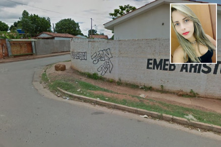 Local onde Bruna Magalhes, no detalhe, foi vista a ltima vez