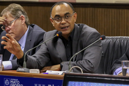 O secretrio Kleber Lima, que respondeu s crticas do presidente da Assembleia