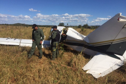 O destino inicial do bimotor, de matr�cula PT-IIJ, era Santo Ant�nio de Leverger