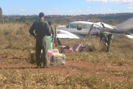 A Pol�cia Militar fez a apreens�o dos entorpecentes