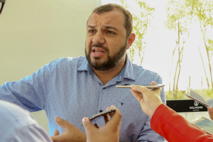 O secret�rio Suelme Evangelista, que n�o poupou cr�ticas a Valtenir 