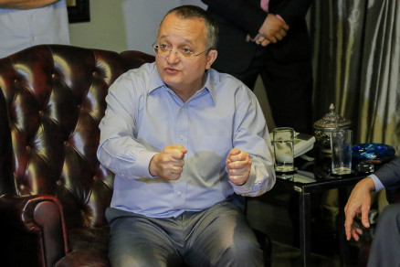 O governador Pedro Taques, que cr na aprovao do teto de gastos 