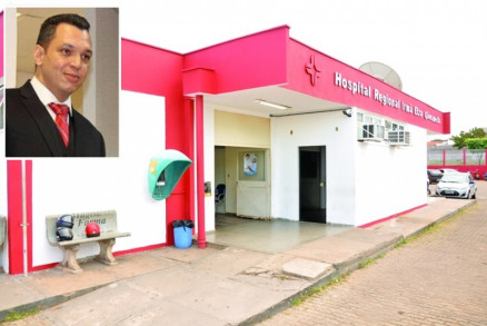 O promotor de Justia Fbio Camilo da Silva est internado no Hospital Regional de Sinop