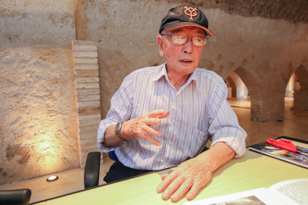 O artista pl�stico Masanobu Kazurayama, que morreu aos 86 anos