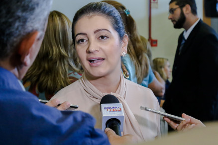 A prefeita Luciane Bezerra, que teria recebido propina no Florais 