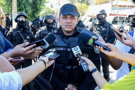 O comandante do Bope, tenente-coronel Ronaldo Roque: confronto no Altos da Serra