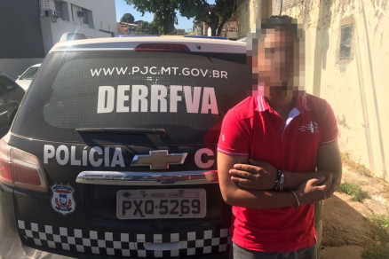 Suspeito foi preso na regio da Prainha, Centro de Cuiab