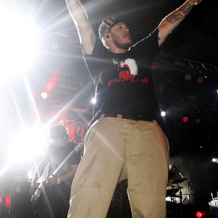 O cantor Choro, da banda Charlie Brown Jr 