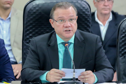 O senador Wellington Fagundes, que foi citado em questionamentos a Temer