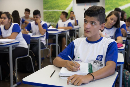 Estudantes da rede estadual