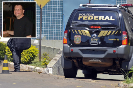 O empres�rio Gustavo Capil� (detalhe), que foi alvo de opera��o da PF, em Cuiab�