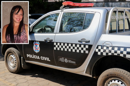 Vanessa Steffany (detalhe), 29 anos, foi encontrada morta em um crrego  