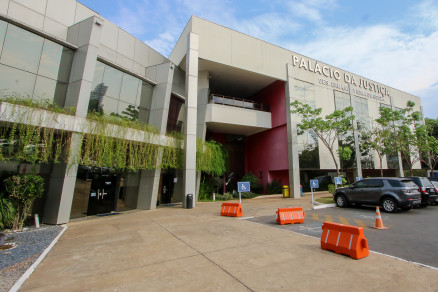 A sede do Tribunal de Justia de Mato Grosso
