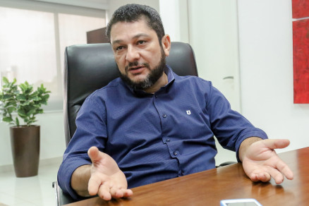O ex-juiz federal Julier Sebastio, que  pr-candidato a Prefeitura de Cuiab