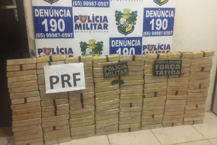 A primeira operao apreendeu 14kg de pasta base de cocana