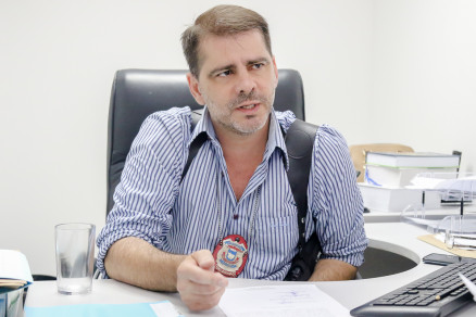 Chefe da GCCO, da Polcia Civil, delegado Flvio Stringueta
