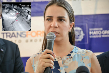 A advogada Samira Martins, que deu carona a Helen Lesco para recuperar celulares
