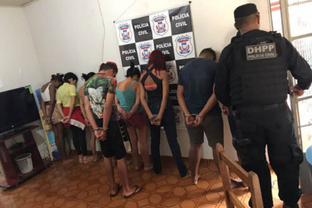 Os presos durante a Operao Trem Bala, desencadeada nesta quinta-feira