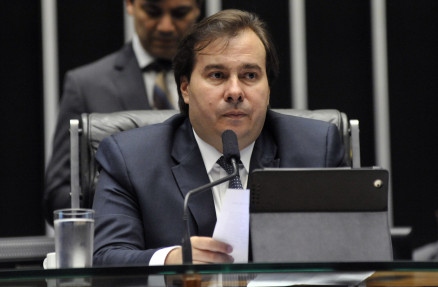 O presidente da Cmara Federal, deputado Rodrigo Maia
