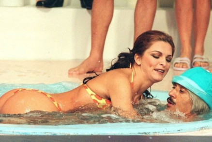  Luiza Ambiel, na poca em que fazia a banheira do Gugu