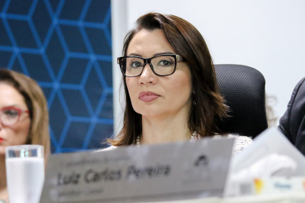 A conselheira interina Jaqueline Jacobsen, do Tribunal de Contas de Mato Grosso