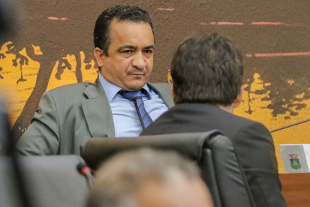 O vereador Marcrean Santos, que foi acusado por mdico