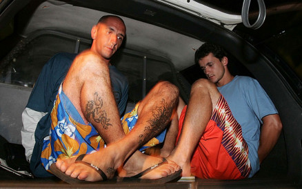  Os irmos Cristian (esq.) e Daniel Cravinhos, em foto de 23 de janeiro de 2006