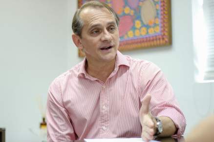 O deputado Wilson Santos, que voltou a defender taxao do agro em MT