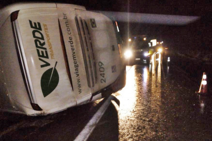 Segundo a concessionria Rota do Oeste, apenas uma pessoa se feriu