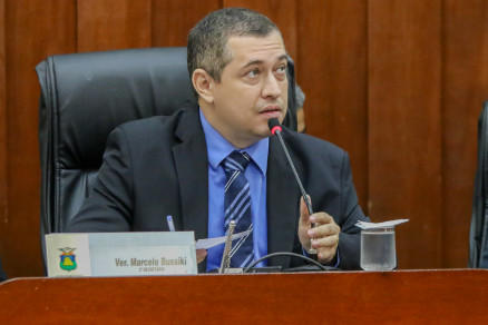 O vereador Marcelo Bussiki: audi�ncia na C�mara