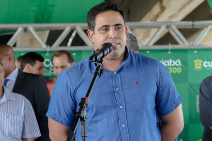 O vice-prefeito Niuan Ribeiro, que no descarta disputa ao Alecantro