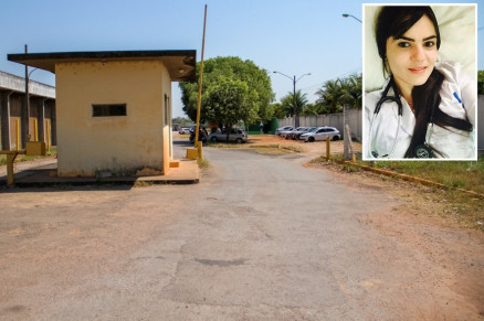 Yana Fois Coelho Alvarenga (no detalhe), que est Penitenciria Feminina Ana Maria do Couto May