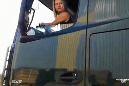 Patricia no tinha nem habilitao para carro quando decidiu trabalhar com caminho