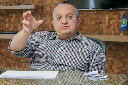 O governador Pedro Taques, que falou sobre reeleio e criticou ex-aliados